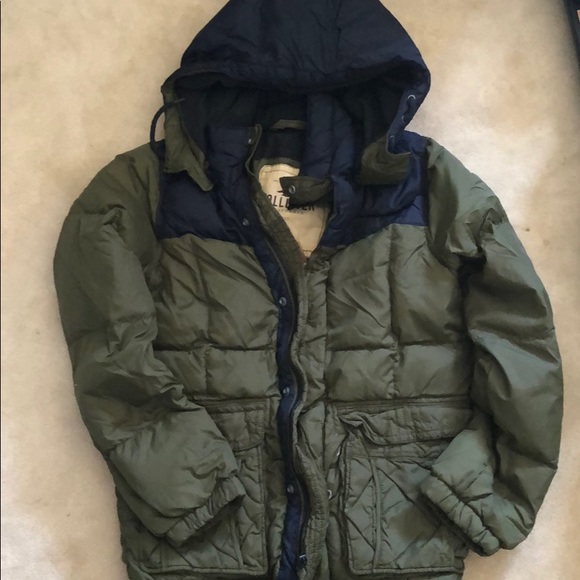 Hollister down feather jacket new